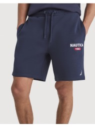 nautica σορτς velia fleece short 3ncn1v03958-459 navyblue