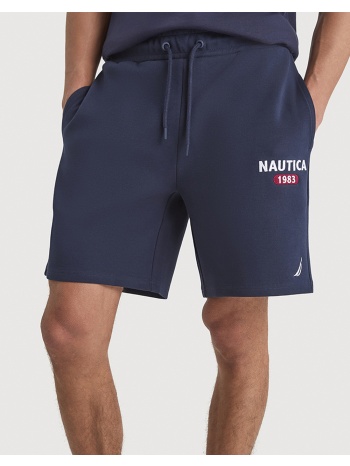 nautica σορτς velia fleece short 3ncn1v03958-459 navyblue