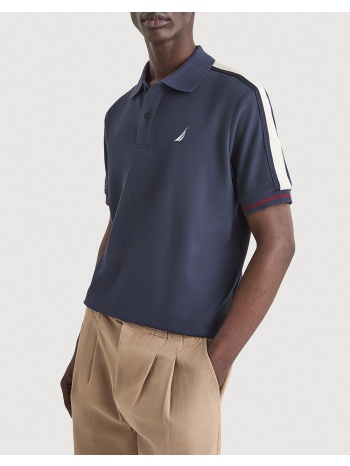 nautica μπλουζα πολο κμ thames polo shirt 3ncn1v04021-459