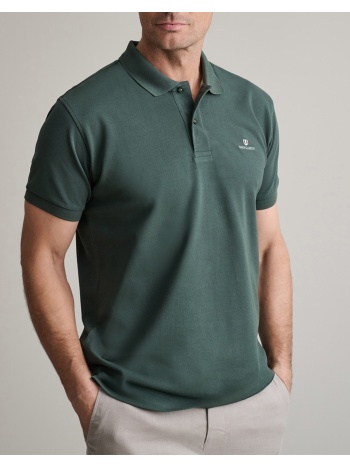 navy&green μπλουζακι πολο m/χρωμο, custom fit