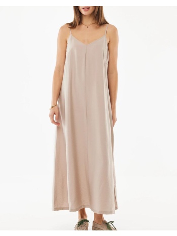 mexx hammered slip dress mf006302561w-160906 sandybrown σε προσφορά