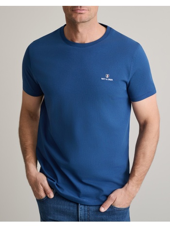 navy&green μπλουζα λαιμοκοψη 24mo.001/p.3-atlantic blue