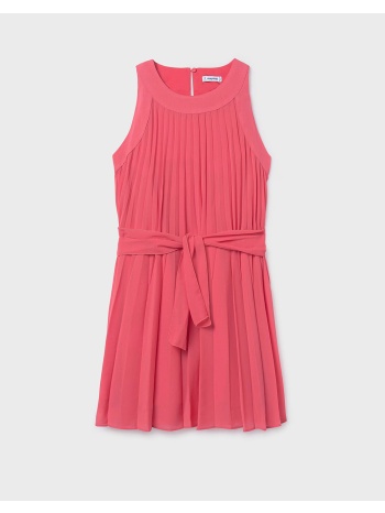 mayoral φορεμα πλισε 06908-010 coral