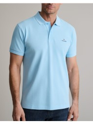 navy&green μπλουζακι πολο m/χρωμο, custom fit 24ge.300.9-baby blue ciel