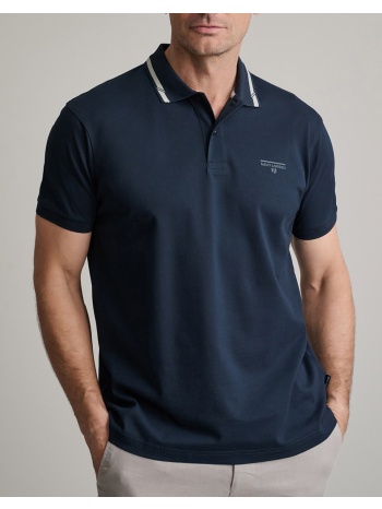 navy&green μπλουζα πολο 24ey.040/1pl-marine blue darkblue