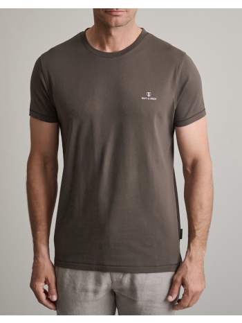 navy&green μπλουζα λαιμοκοψη 24mo.001/p.3-olive brown brown