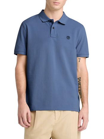 timberland pique short sleeve polo tb0a6vdp-eyo steelblue