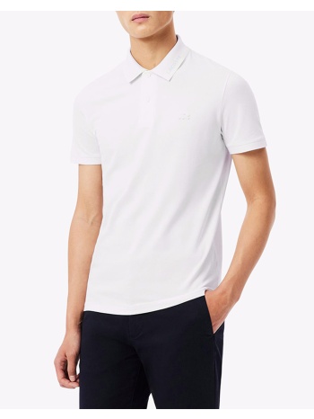 lacoste μπλουζα πολο κμ 3ph5056-001 white