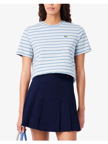 lacoste μπλουζα κμ tee-shirt ss 3tf7574-4bi lightblue