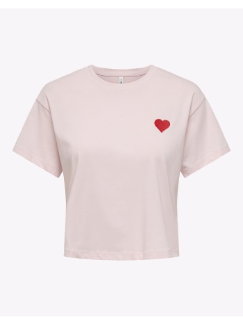 only onlbrianna s/s o-neck top box jrs 15371982-pale