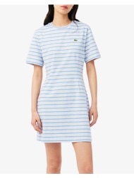 lacoste φορεμα κμ dress ss 3ef0263-4bi lightblue