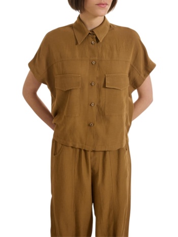 namaste πουκαμισο gordon_1 ss0426032-dijon chocolate