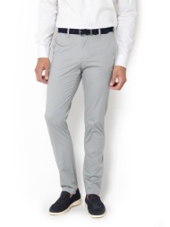 the bostonians παντελονι chinos καπαρτινα satin regular 3cn1452t863-grey gray
