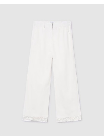 mayoral παντελονι μακρυ δαντελα κεντητ 06545-095 ecru