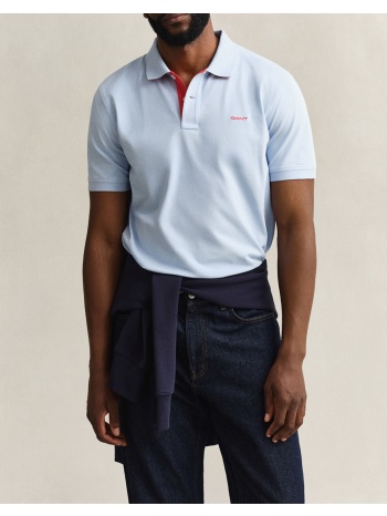 gant μπλουζα κμ reg contrast pique ss polo 3g2062026-457