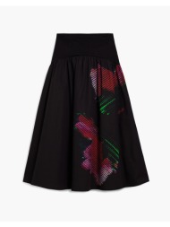 desigual fal_cane φουστα γυναικειο 26swfw02-2000 black
