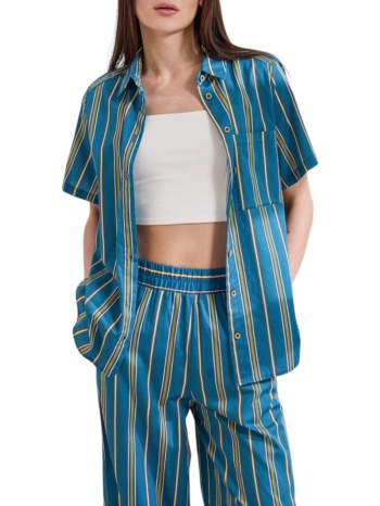 namaste πουκαμισοthirza_2 ss0426006-petrol petrol