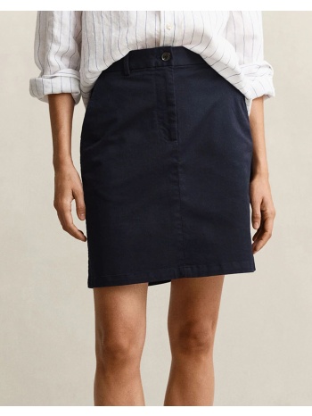 gant φουστα chino skirt 3gw4400223-433 darkblue