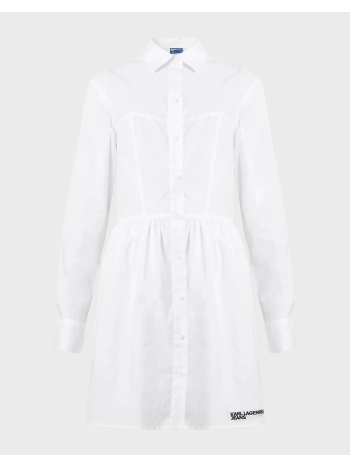 karl lagerfeld jeans klj corset shirtdress b2w13036-100