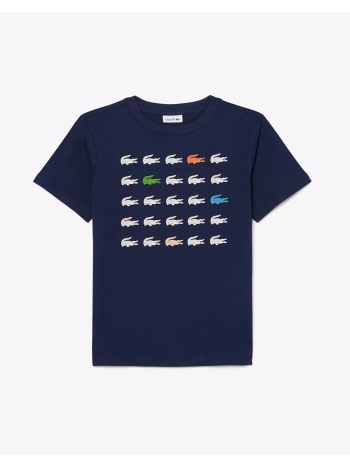 lacoste μπλουζα κμ 3tj7369-166 navyblue