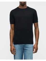 karl lagerfeld knit crewneck 1/2 655087-562398-990 black