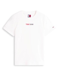 tommy jeans tjw reg essential logo 2 tee ext dw0dw22277-ybl ecru