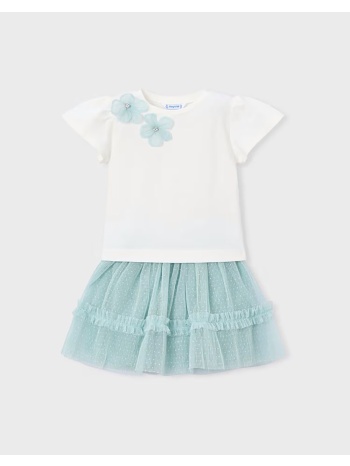 mayoral σετ φουστα τουλι 03946-080 veraman