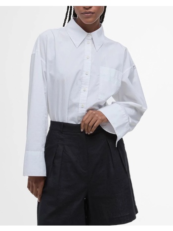 barbour πουκαμισο lsh1663-brwh11 white