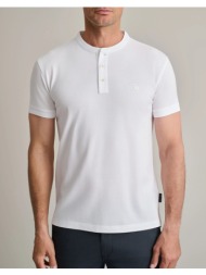 navy&green μπλουζα λαιμοκοψη με κουμπια 24ts.005/yl/pb-white white