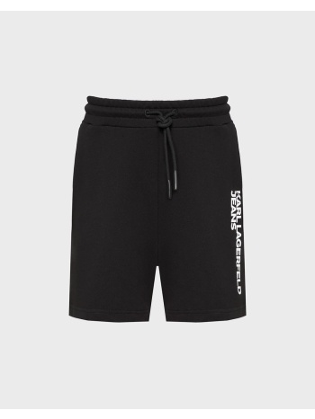 karl lagerfeld jeans klj text logo sweatshort a2m10166-999