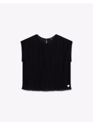 guess knit ss shirt_ceremony πουκαμισο παιδικο girl j6rh05kd580-f9p8 black