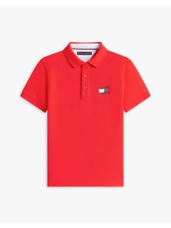 tommy hilfiger wavy flag polo ithica placket ss