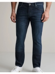 navy&green παντελονι ντενιμ low waist 24ak.058/lw-blue/black denimdarkblue