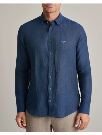 navy&green πουκαμισο comfort fit 24ng.cs77/1b.4-jet blue