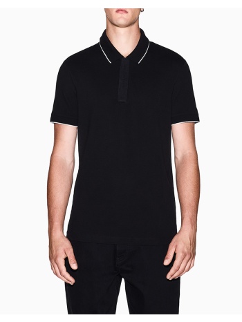 armani exchange polo shirt xm001285af10366-uc001 black