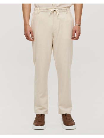 brokers ανδρικο παντελονι βαμβακερο 26014108487-6 sandybrown