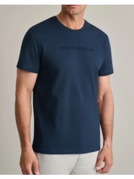 navy&green μπλουζα λαιμοκοψη 24tu.346/7r-marine blue darkblue
