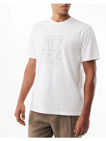 mexx artwork t-shirt mf007802561m-110601 white