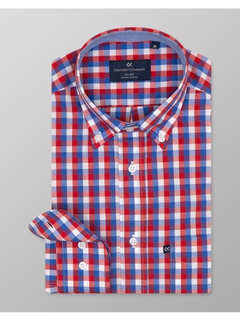 oxford company button down 100%bambaki πουκαμισο