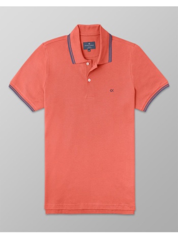 oxford company polo km μπλουζα p514-pz00.32-32 orangered
