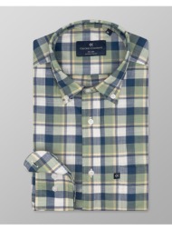 oxford company button down 100%bambaki υποκαμισο f130-bz10.02-02 green