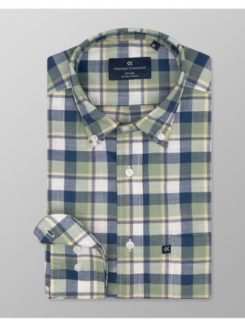 oxford company button down 100%bambaki υποκαμισο