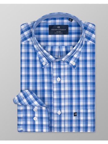 oxford company button down 100%bambaki πουκαμισο