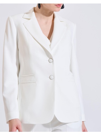 bill cost σακακι 10-031078-0-λευκο offwhite
