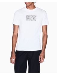 armani exchange t-shirt xm002784af10356-u0009 offwhite