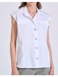 bill cost πουκαμισο 10-180346-0-λευκο white