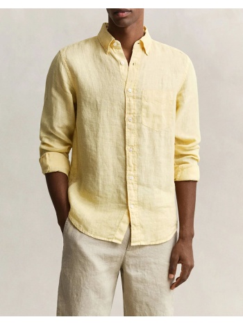 gant υποκαμισο μμ reg gmnt dyed linen shirt 3g3240120-700