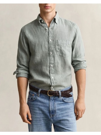 gant υποκαμισο μμ reg gmnt dyed linen shirt 3g3240120-10