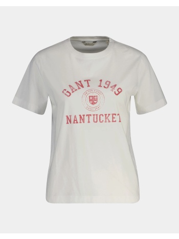 gant μπλουζα κμ reg graphic print ss t-shirt 3gw4201467-110