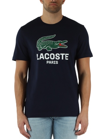 lacoste μπλουζα κμ tee-shirt ss 3th5634-166 darkblue